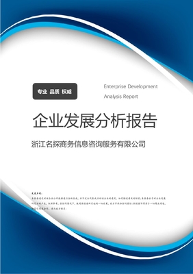 浙江名探商務信息咨詢服務發(fā)展分析報告